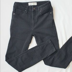 Abercrombie & Fitch Black Super Skinny High Rise Jeans